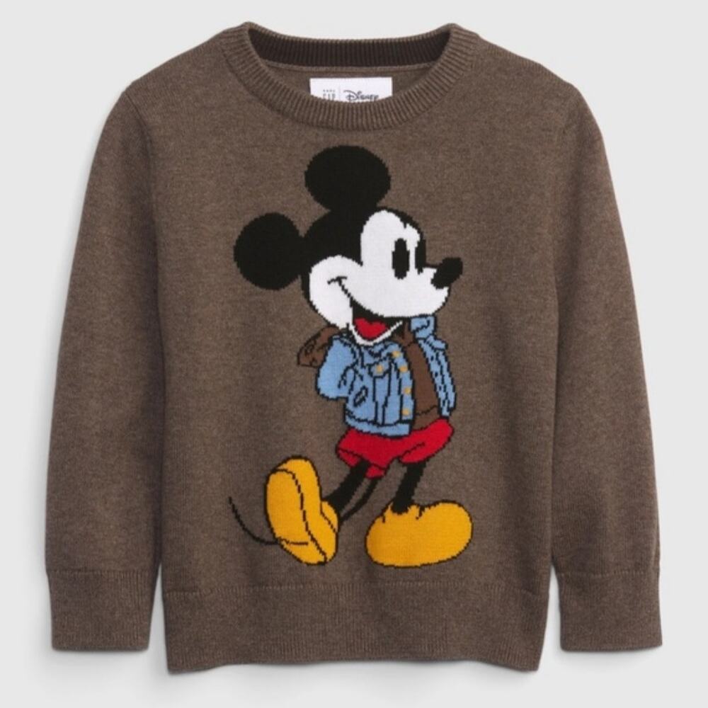 Gap × Disney Toddler Mickey Mouse Crewneck Sweater sz 3